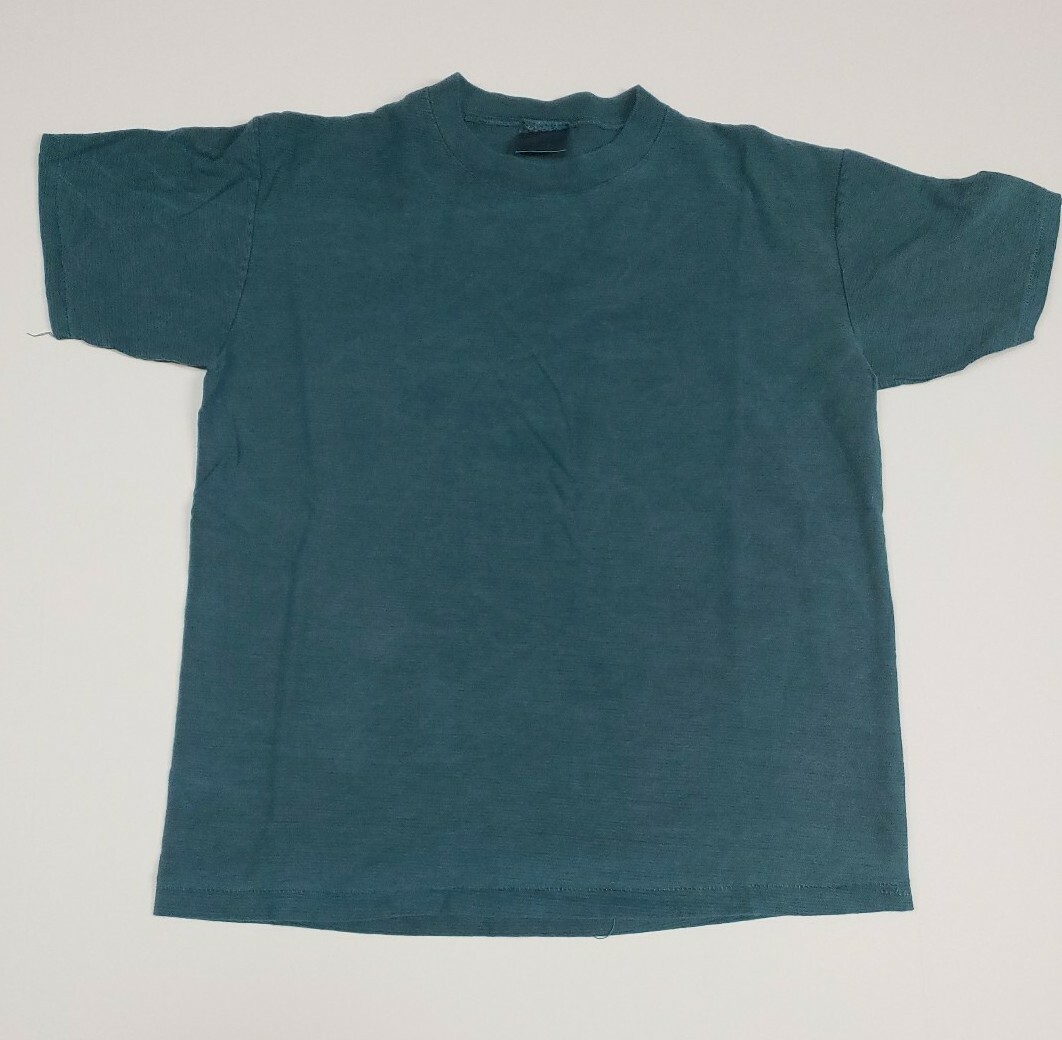 VTG 90s ONEITA Super Heavyweight MICROSTRIPE Blue T-Shirt Medium