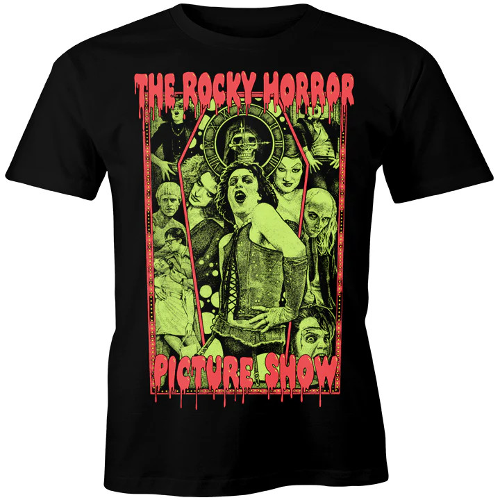 Rare! THE ROCKY HORROR PICTURE SHOW SHIRT Short Sleeve SG019 FREE SHIPPING