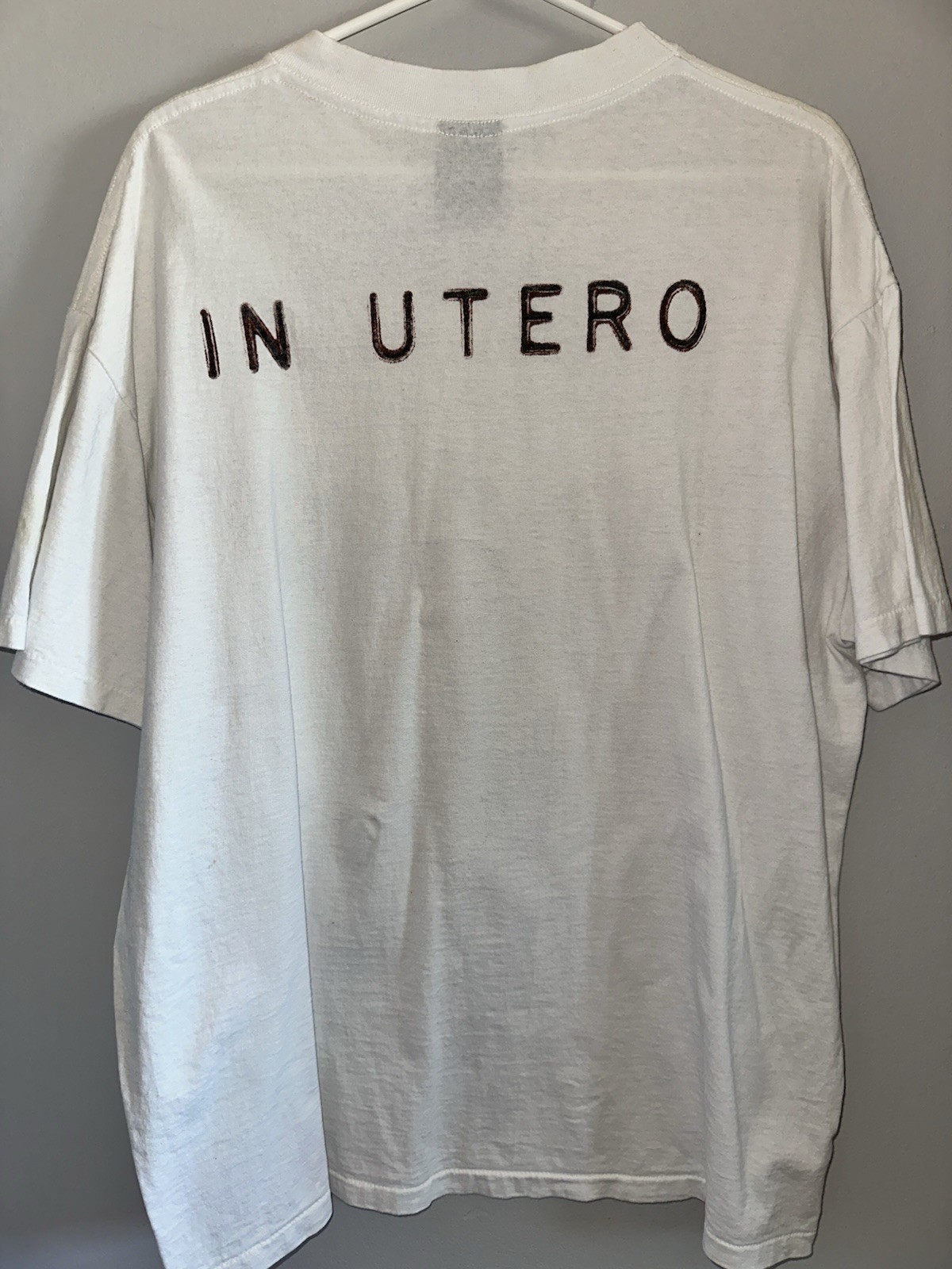 Vintage Nirvana In Utero Reprint Giant Tag XL Rare Shirt