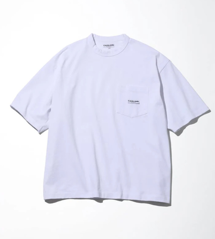 CAHLUMN Heavy Weight Jersey Pocket T-Shirt Size Large Made in Japan Oversized