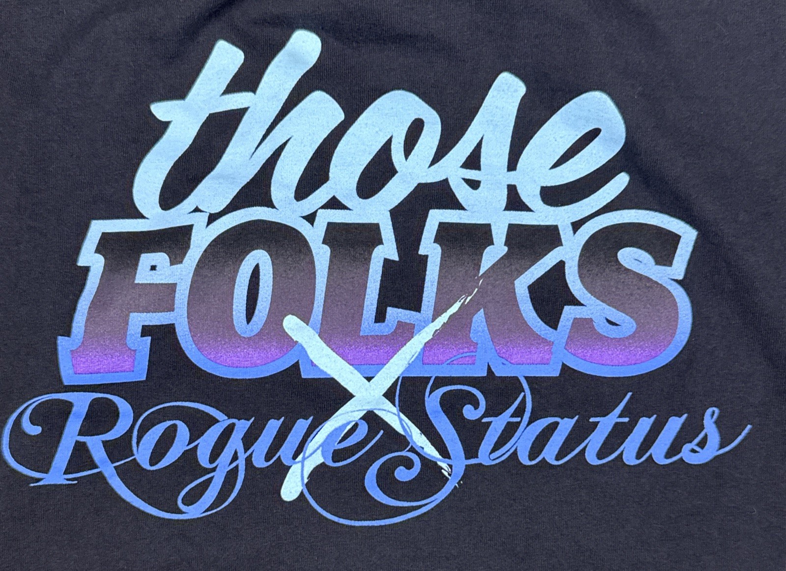 Those Folks X Rogue Status Collaboration Graphic T-Shirt DTA Rob Dyrdek Men’s XL