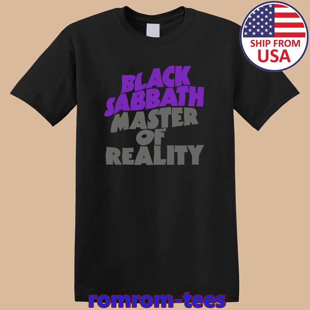 BLACK SABBATH Master Of Reality Black Size S-5XL