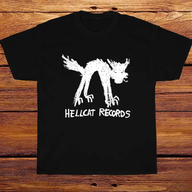 New Shirt Hellcat Records Artists Label Logo Black/White/Grey/Navy T-Shirt S-5XL