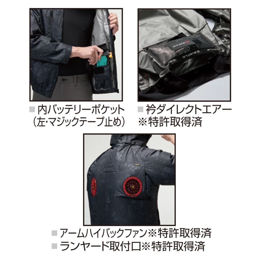 NEW BURTLE 30V Aircraft Cooling Jacket Fan Battery Full Set Ready to Use Japan
