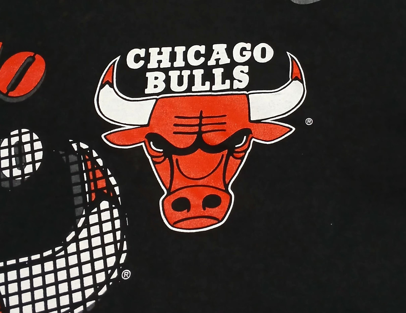 Vintage Chicago Bulls T-Shirt XL Team Rated Boxy Fit Grid Single Stitched 1991
