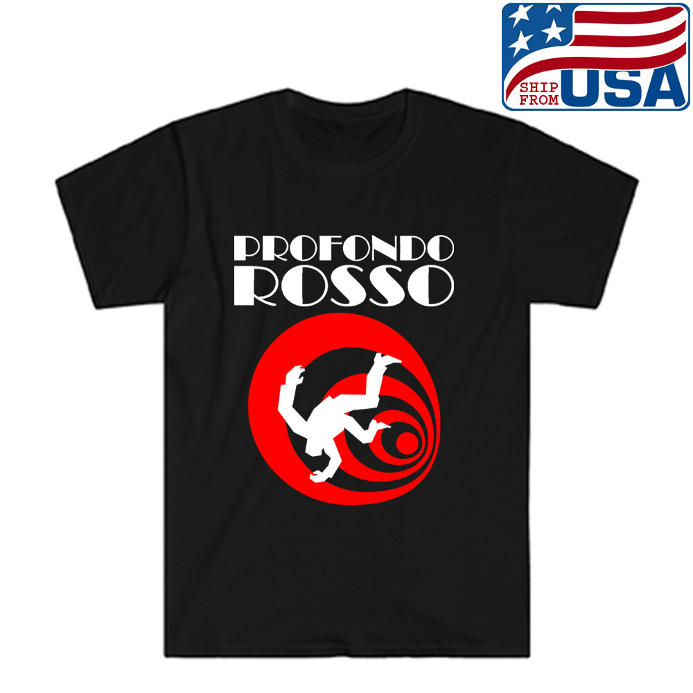 Profondo Rosso Deep Red Movie Dario Argento Men’s Black T-shirt Size S to 5XL
