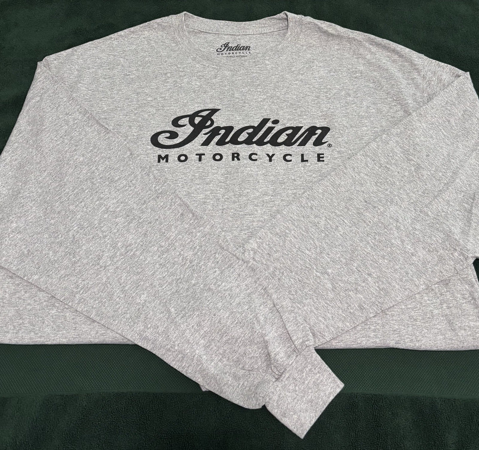 Indian Motorcycle Gray Long Sleeve Shirt Size XL Albuquerque New Mexico