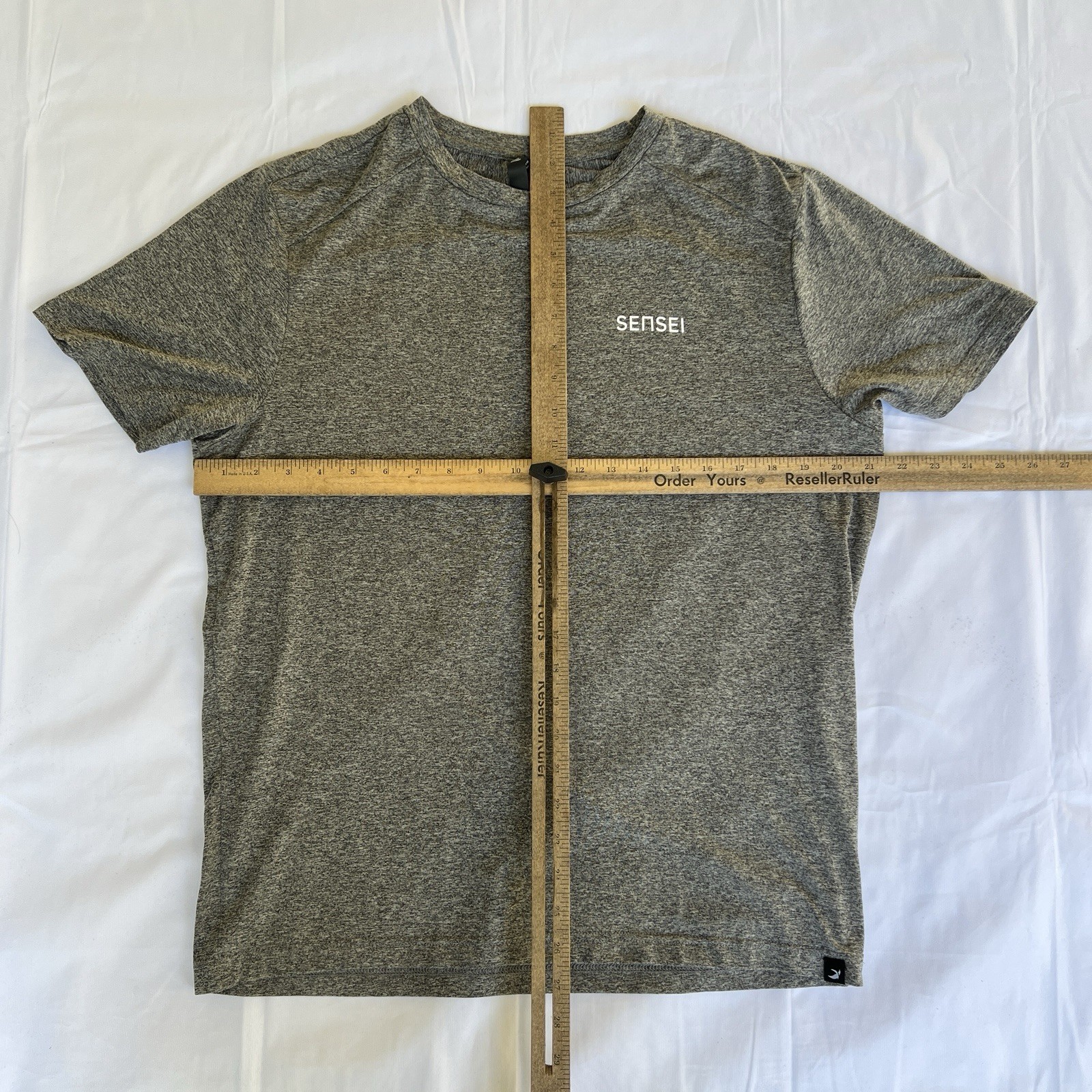 Sensei Lanai Shirt M Blk Heather Four Seasons Resort Hawaii Yoga Fitness 3206