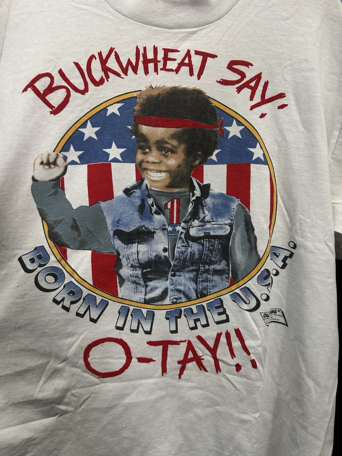 Buckwheat Little Rascals Men’s Size Large Say O-Tay Vintage Single Stitch Shirt
