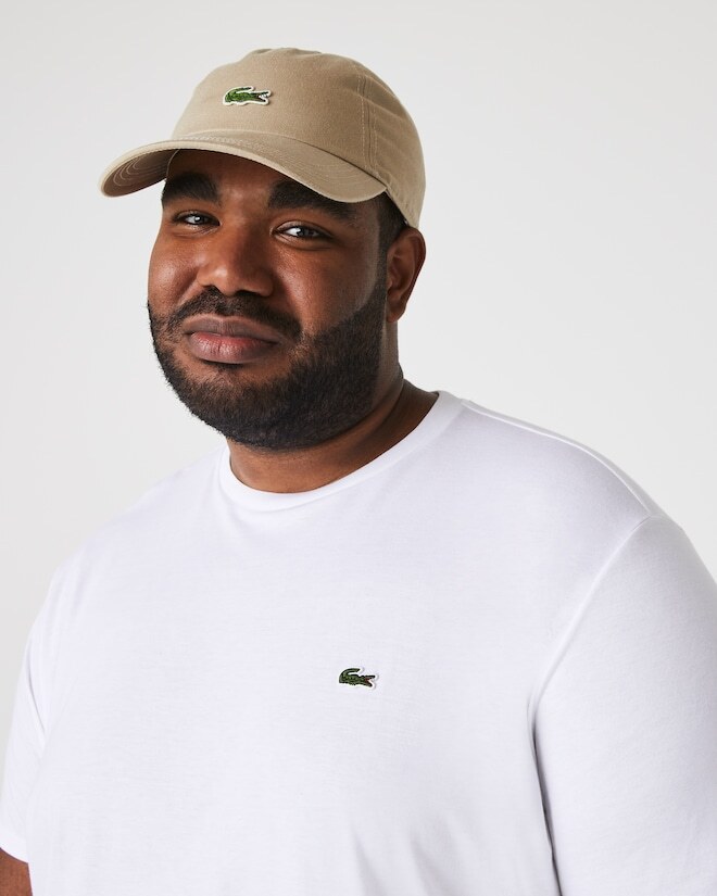 Lacoste Mens T-Shirt TH6709 White Cotton Pima Logo 4XL Size 9 Classic