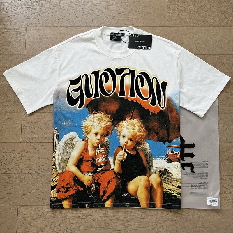 Mixed Emotion Little Angel Series Loose T-Shirt