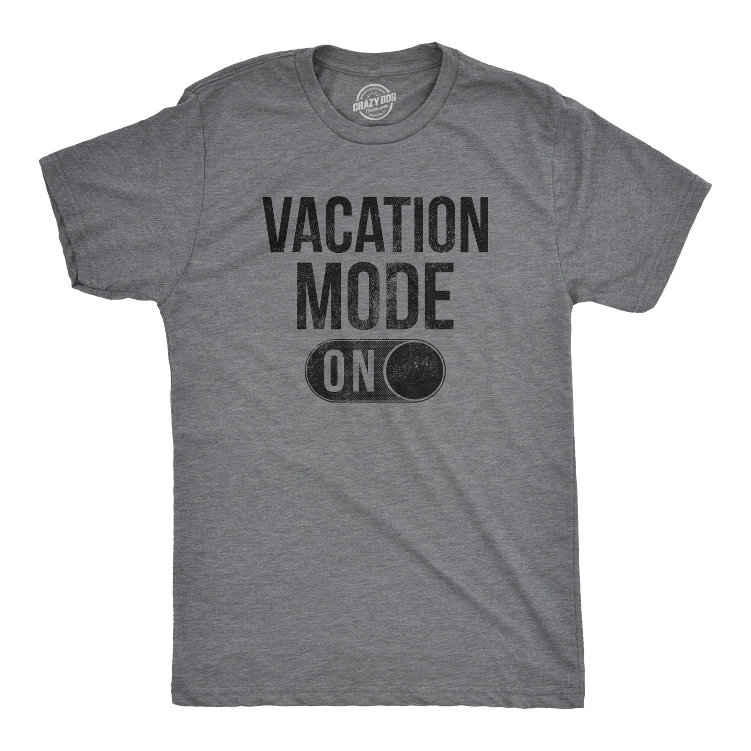 Mens Vacation Mode On T Shirt Funny Spring Break Tee