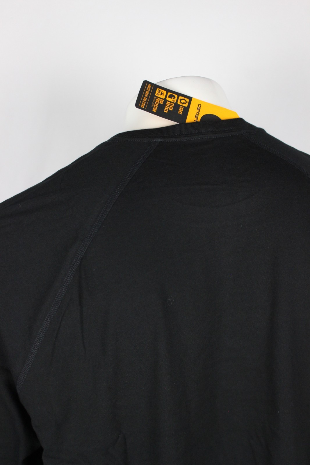Carhartt Men’s Force Relaxed Midweight Long Sleeve Pocket T Shirt 2XL Black
