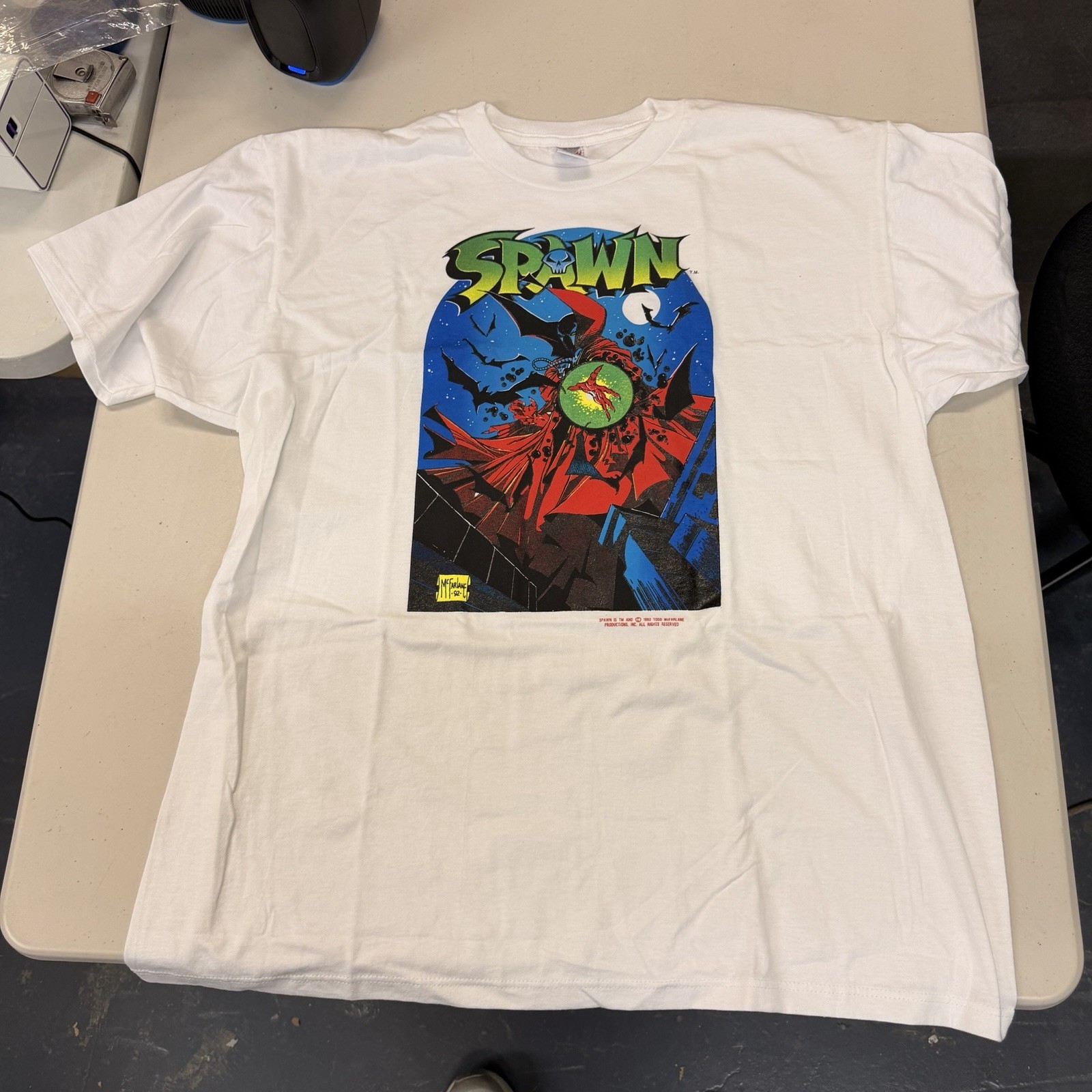 Vintage 90s Spawn Todd Mcfarlane T Shirt Mens XL Marvel DC Comics Rare NOS! USA
