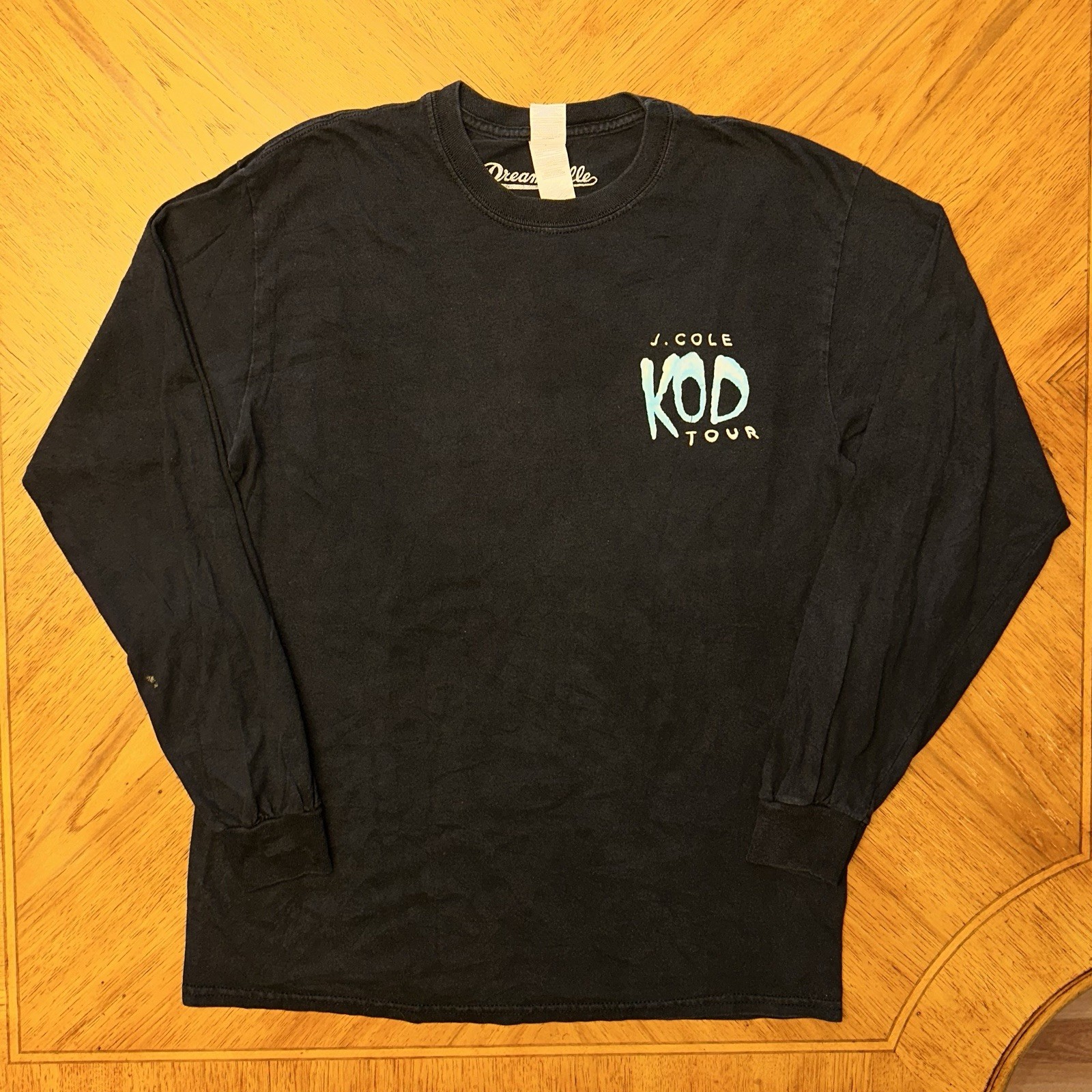 Dreamville J Cole Shirt Size Medium Black Long Sleeve Choose Wisely KOD Graphic