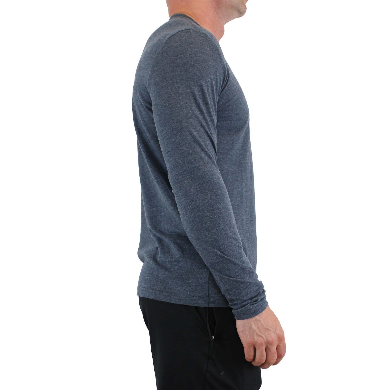 True Classic Men’s Shirt, Long Sleeve Classic Ribbed Crew Neck, MSRP $35
