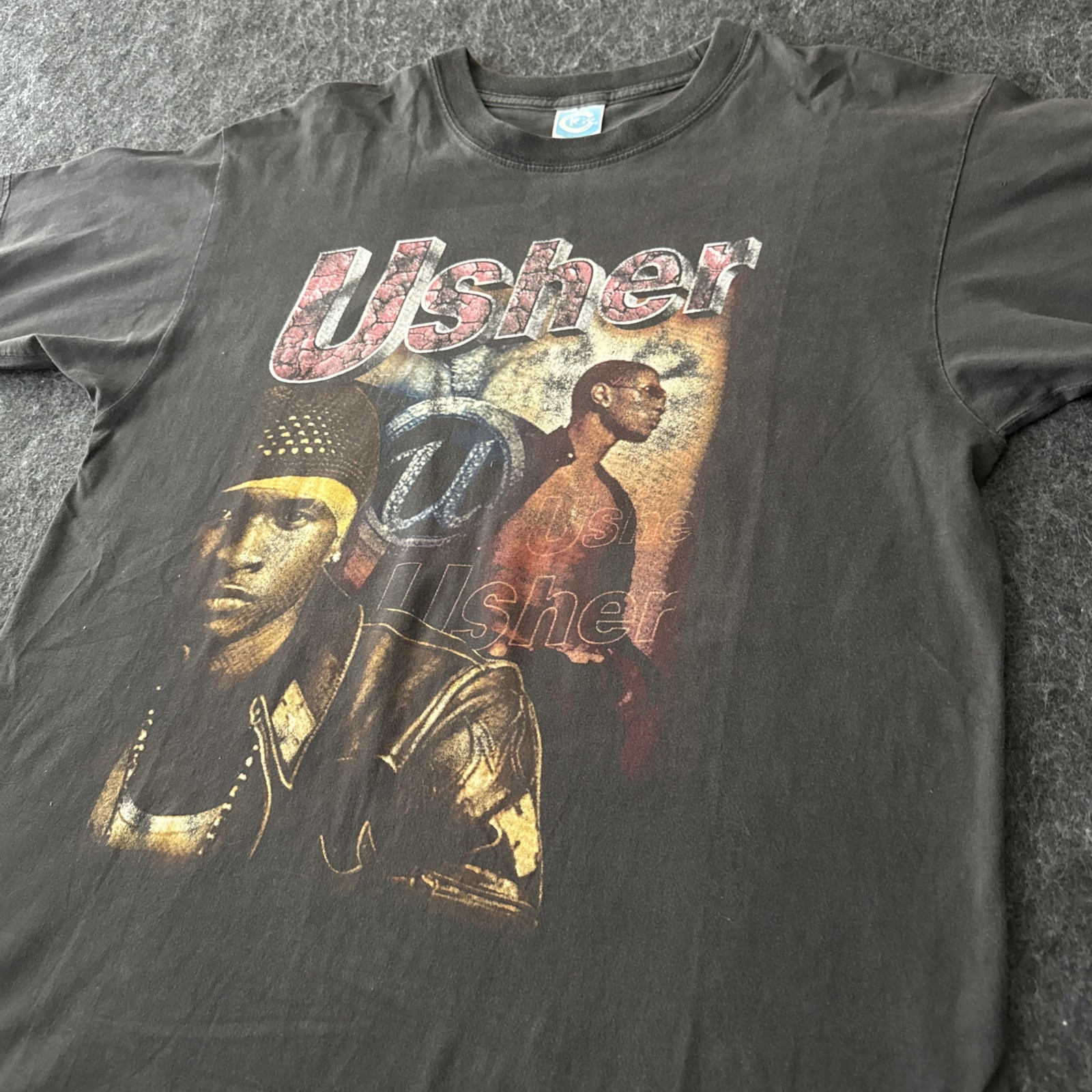 VTG Usher Rap Tee Shirt Black Size M-L Hip Hop R&B U got it Bad Y2K 21×27 Rare