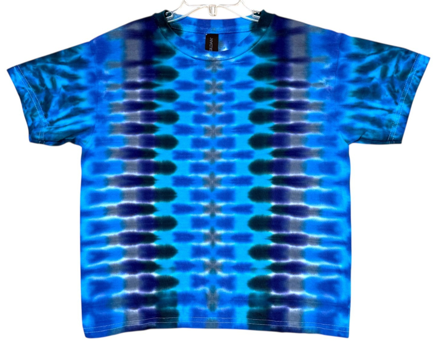 Tie Dye Shirt | Blue DNA Honeycomb | Handmade | Unisex | Tall | Women’s