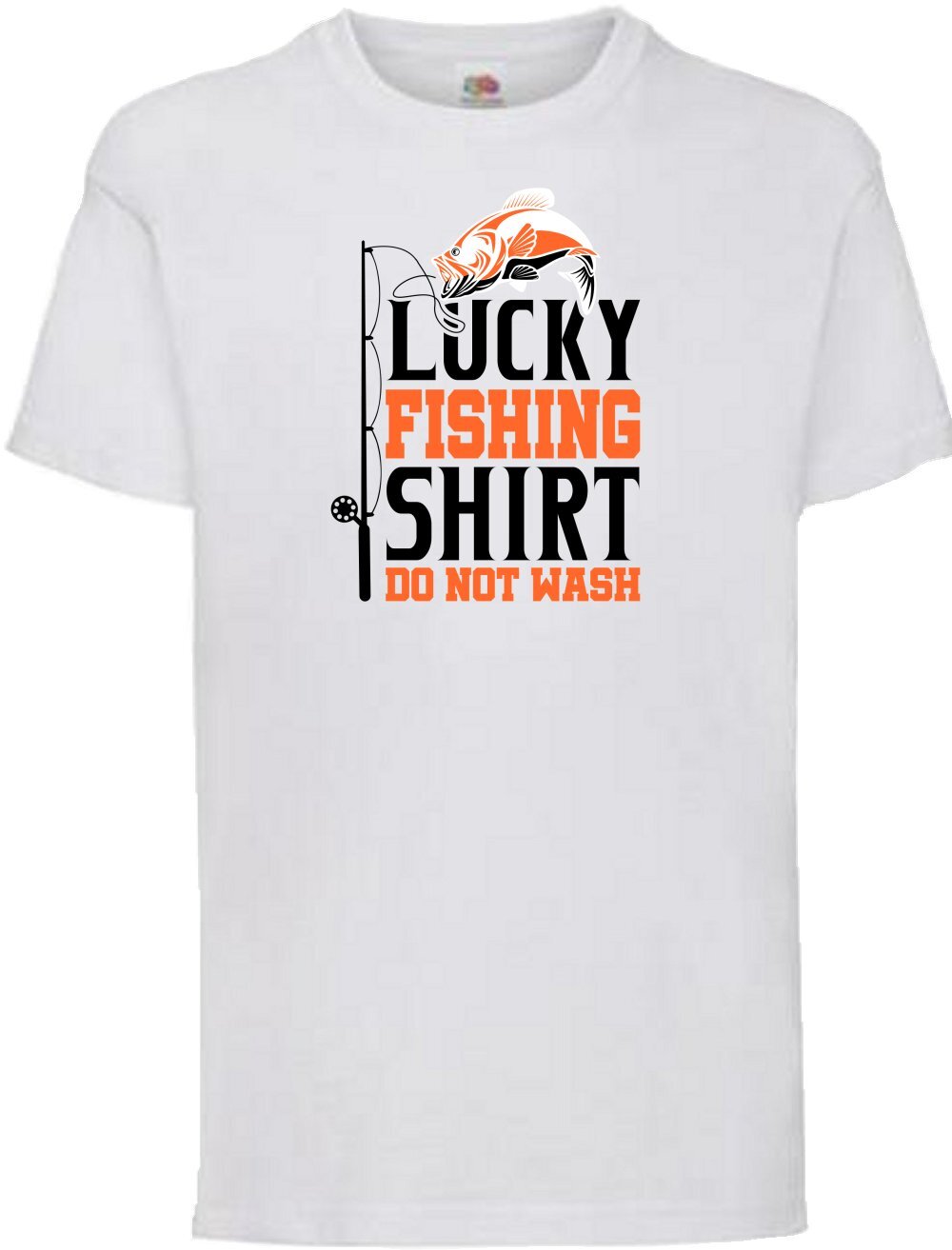 Lucky Fishing Shirt Do Not Wash Humour Novelty T Shirt Various Colours And Sizes