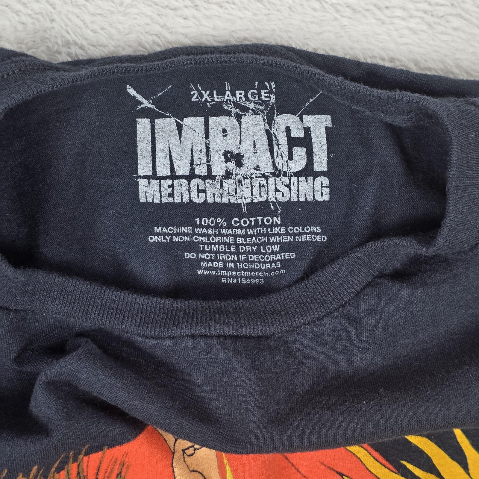 Beavis and Butt-Head Shirt Mens 2XL Black Impact Merchandising Cartoon Tee 2016