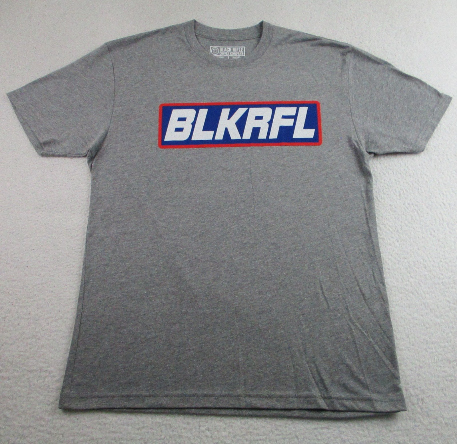 Black Rifle Coffee Company T Shirt Mens M Gray BLKRFL Short Sleeve Military USA