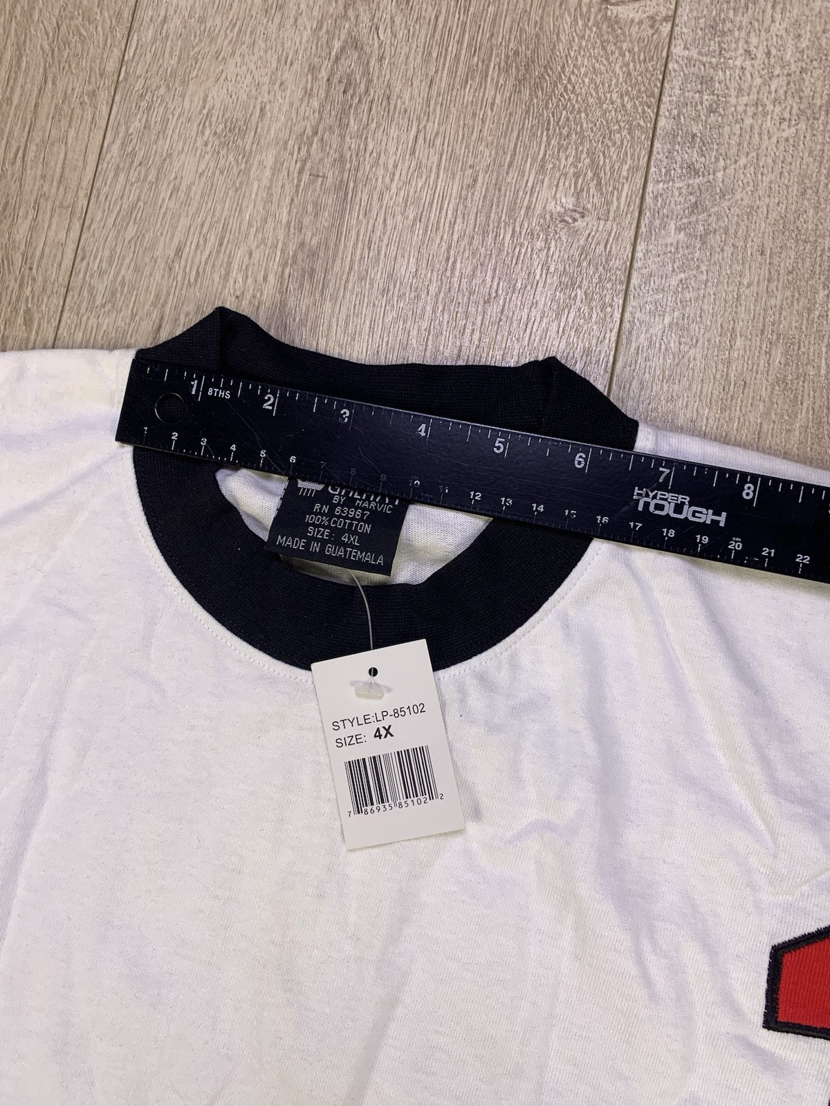 NWT Galaxy By Harvic Color Block Embroidered #1 Long Sleeve Crew Pullover Men 4X