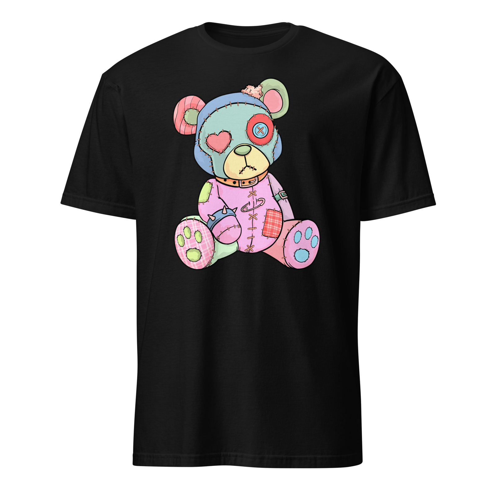 Pastel Goth Teddy Bear Shirt Cute Creepy Aesthetic T-Shirt Size S-3XL Gift Tee