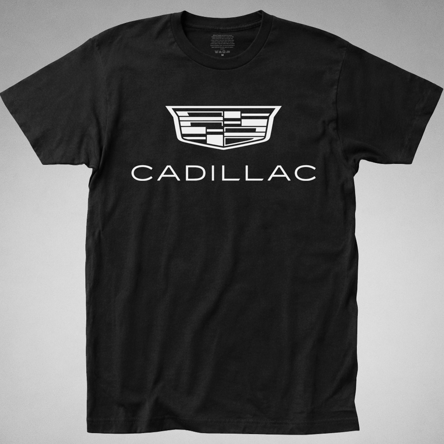 CADILLAC T-SHIRT tee auto automotive car logo Escalade CT4 CT5 CT6 V 6.2L V8