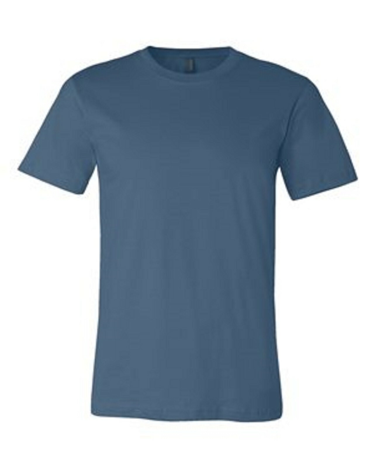 BELLA+CANVAS Unisex Tee Soft Feel Comfort Everyday T-Shirt Blue XL