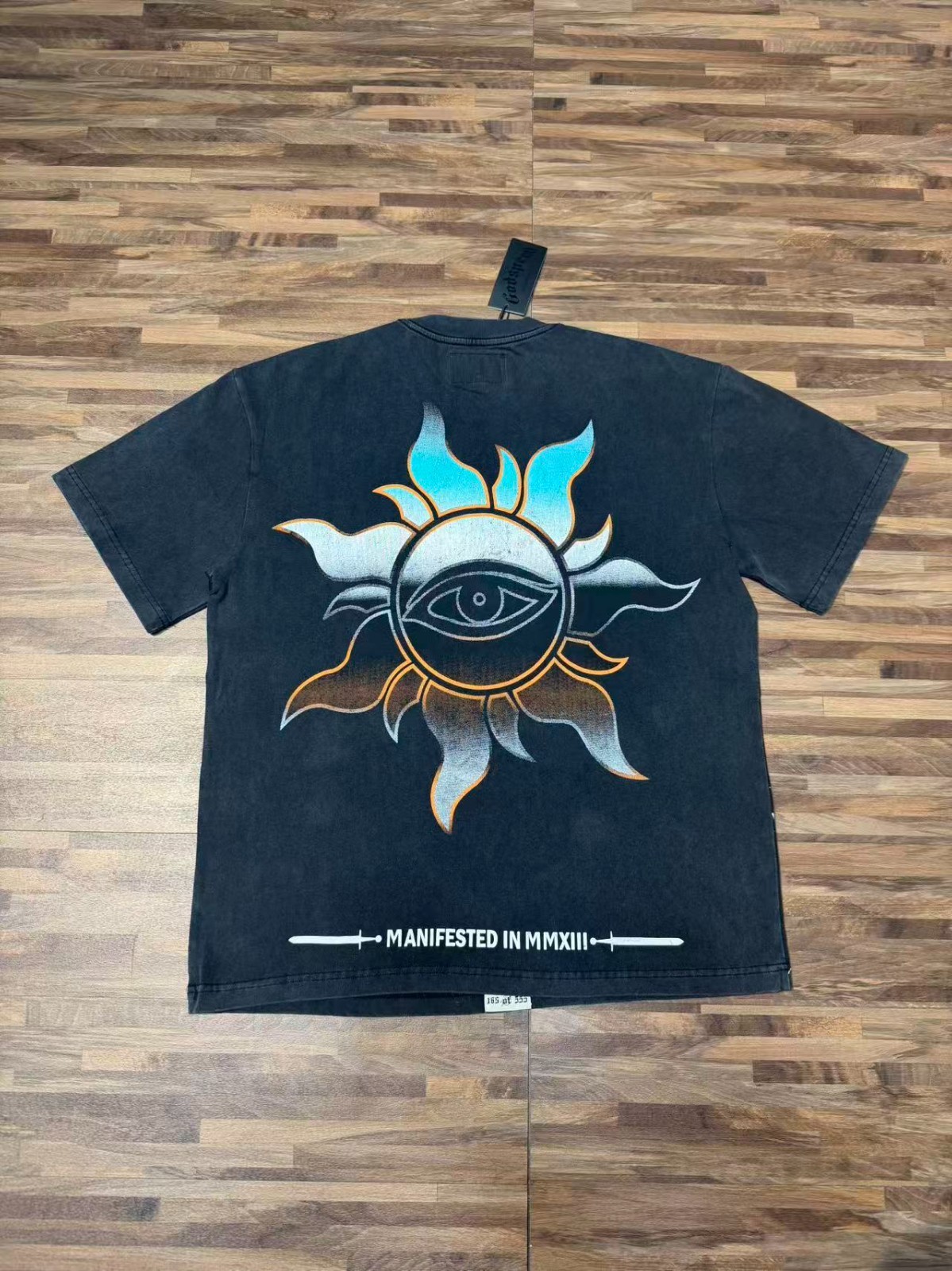 26/SS Mens Godspeed Alien character monster print Cotton Short sleeved T-shirt