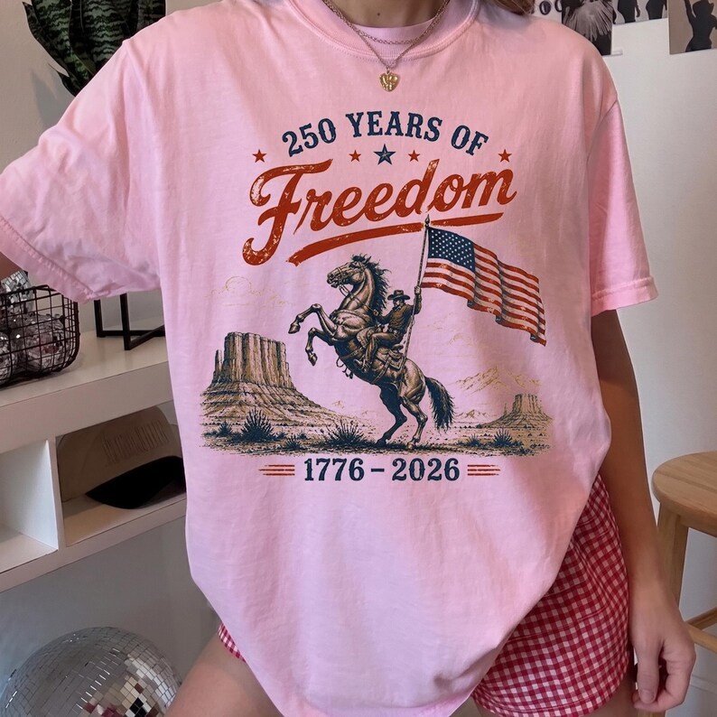 250 Years of Freedom Shirt, 1776-2026 Semiquincentennial Tee