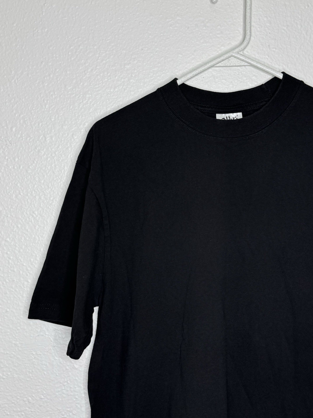 Shaka Wear 7.5 oz Max Heavyweight Short Sleeve T-Shirt Black Crewneck Size L