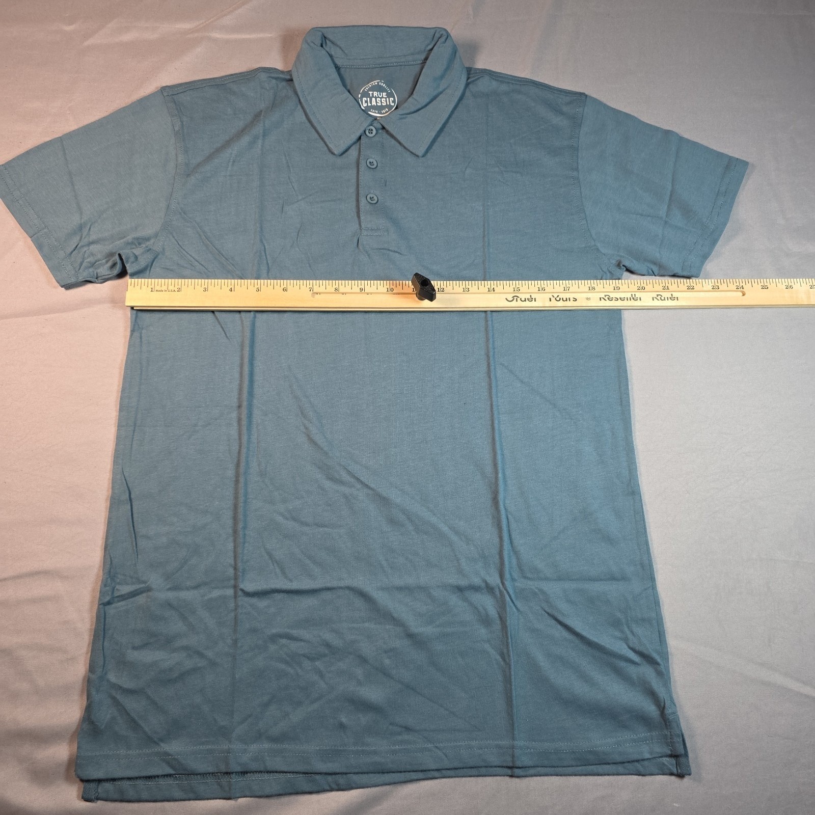 True Classic Polo Med (3 pack) Light Heathered Blue, Turquoise, Heathered Purple