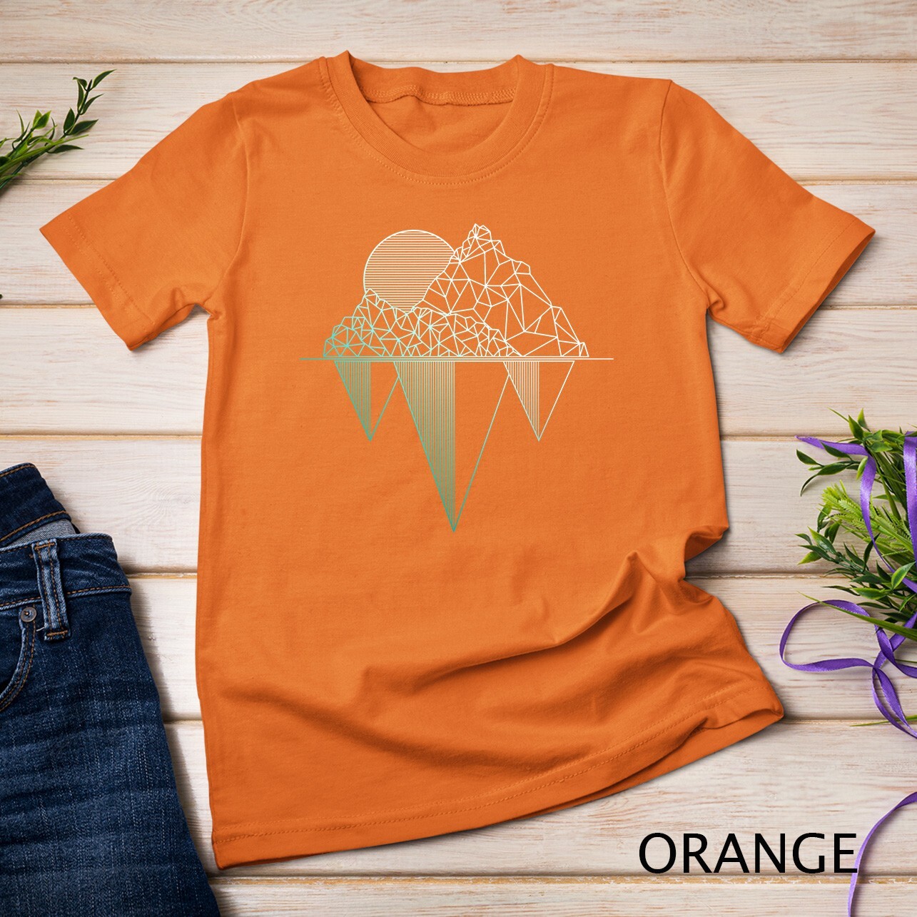 Vintage Mountains Hiking Camping Rock Climbing Camper Gift Unisex T-shirt