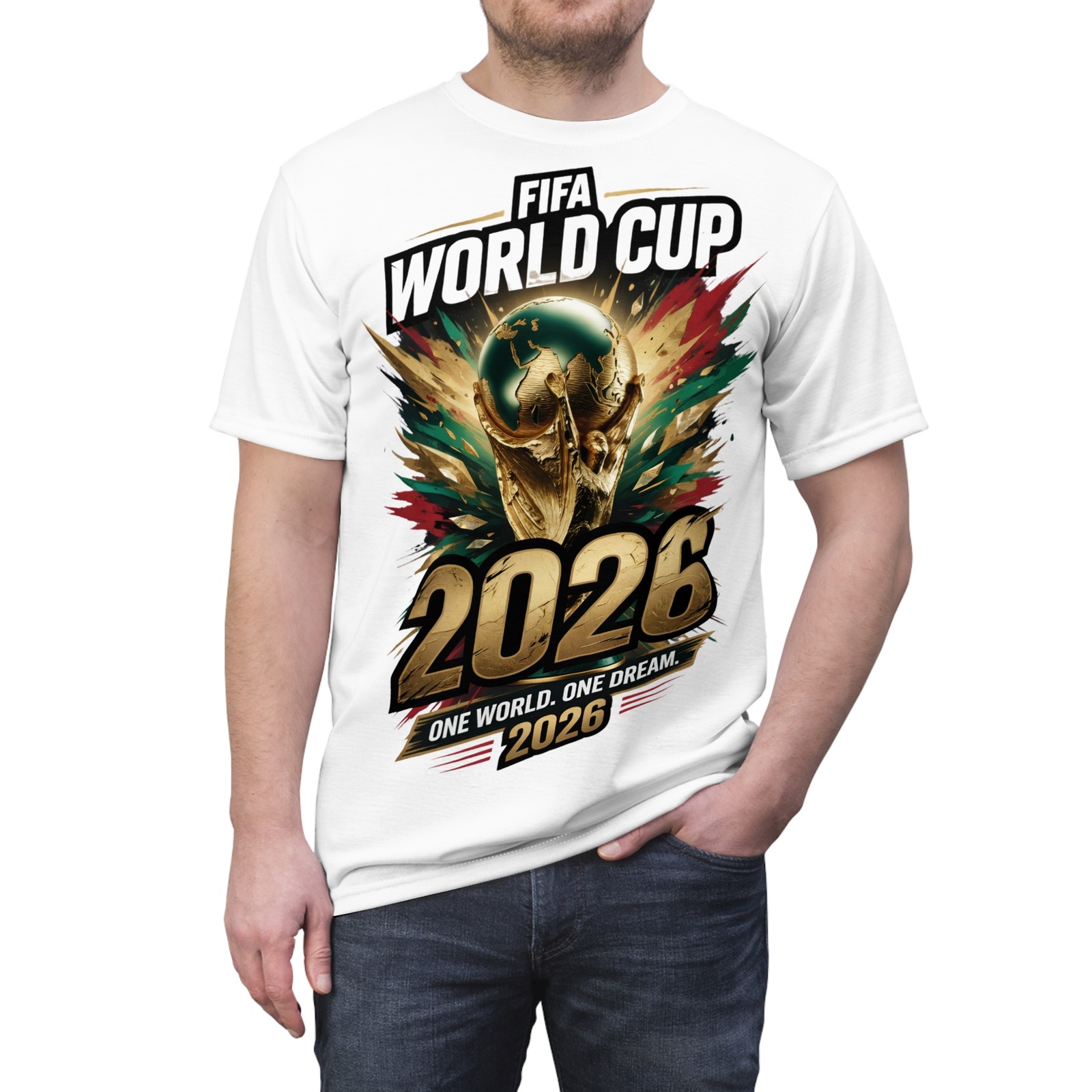 FIFA World Cup 2026 Trophy Tee Soccer Tournament Shirt