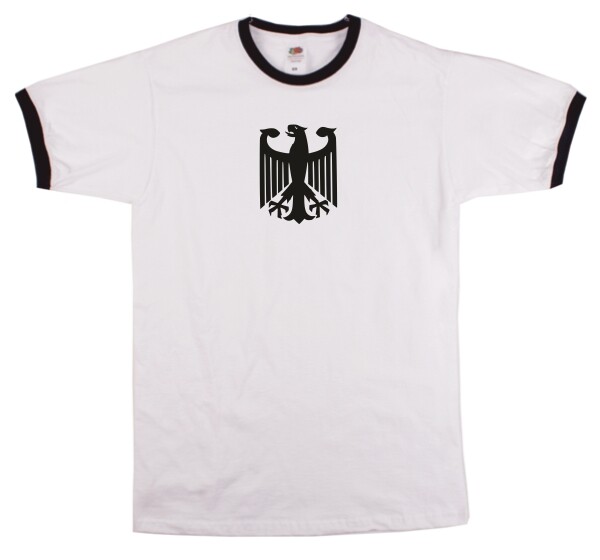 German Army Eagle Bundeswehr Ringer T-shirt – Military, Various Colours, S-XXL