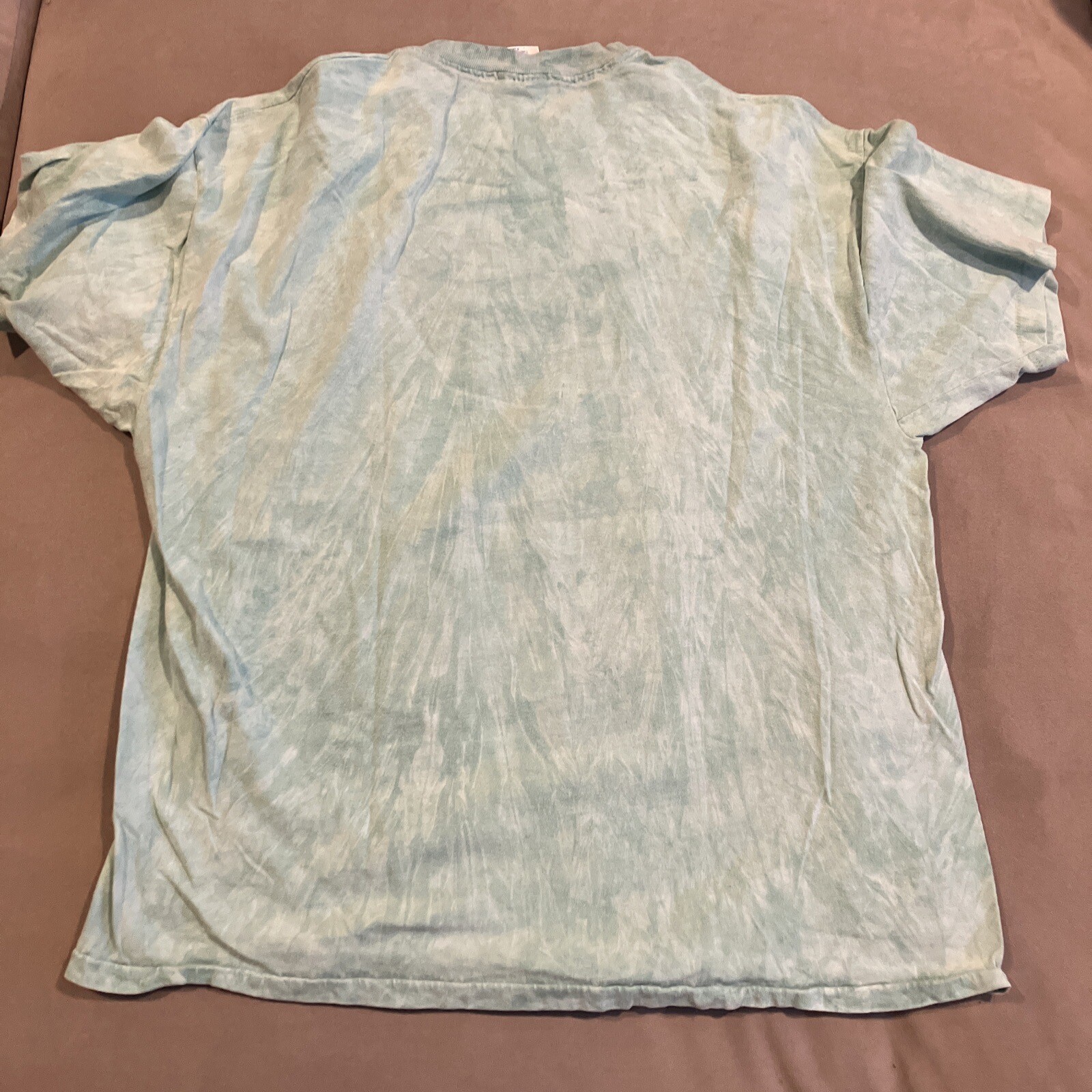 Vintage – Hanes Beefy – Maui – Tie Dye – Single Stitch – Embroidered T Shirt- XL