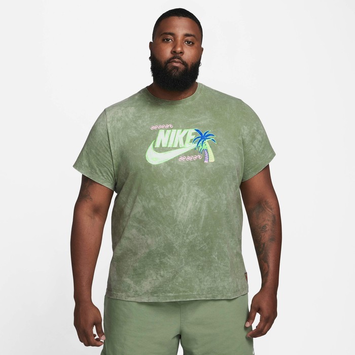 Nike Sportswear Men’s Oil Green / Cool Grey T-Shirt