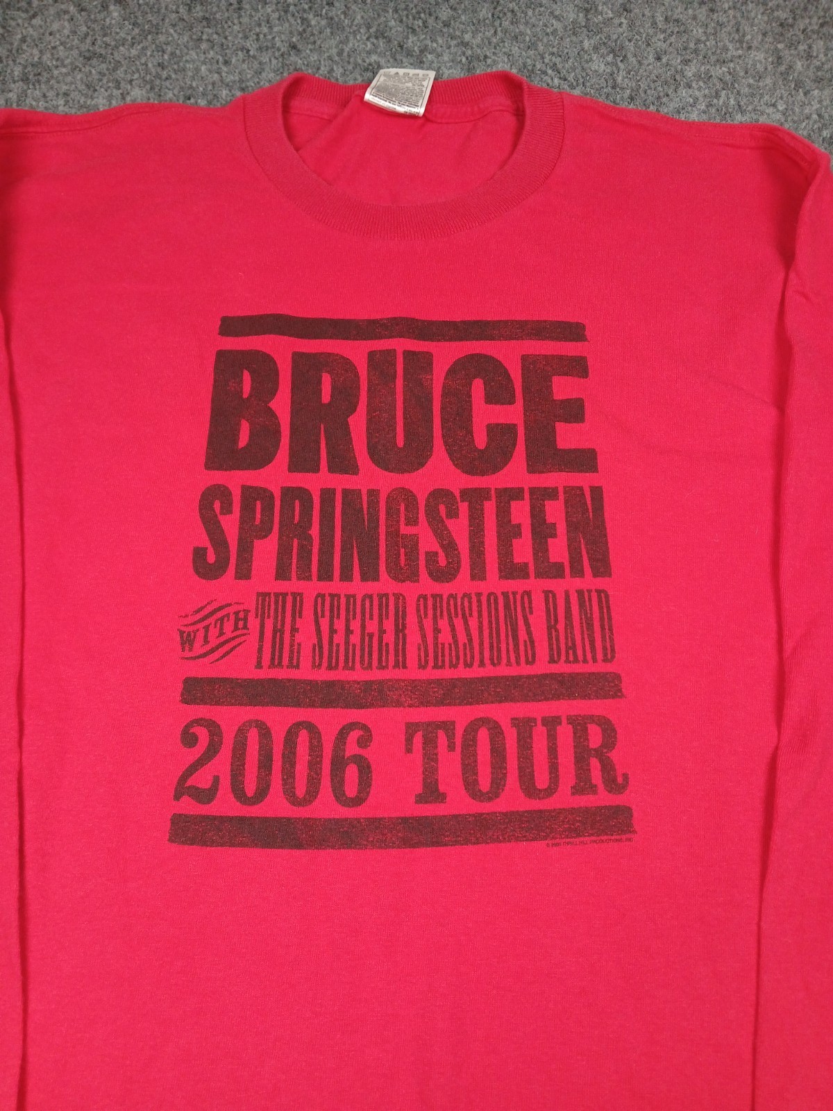 Vtg Bruce Springsteen Seeger Sessions World Tour 2006 Band T Shirt Mens Size L