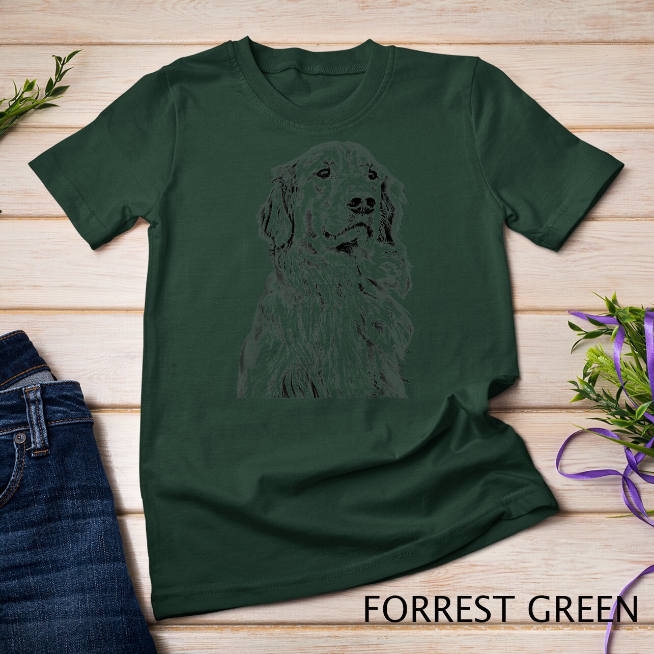 Golden Retriever Dog Lover Cream Retriever Mom Dad Raglan Unisex T-shirt
