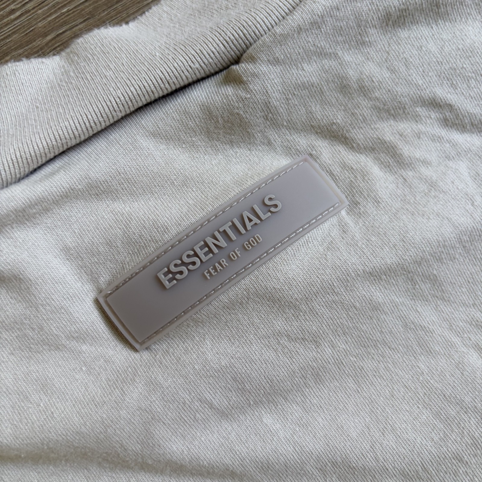 Essentials Fear Of God Beige Logo Men’s Tee size XXL in GUC