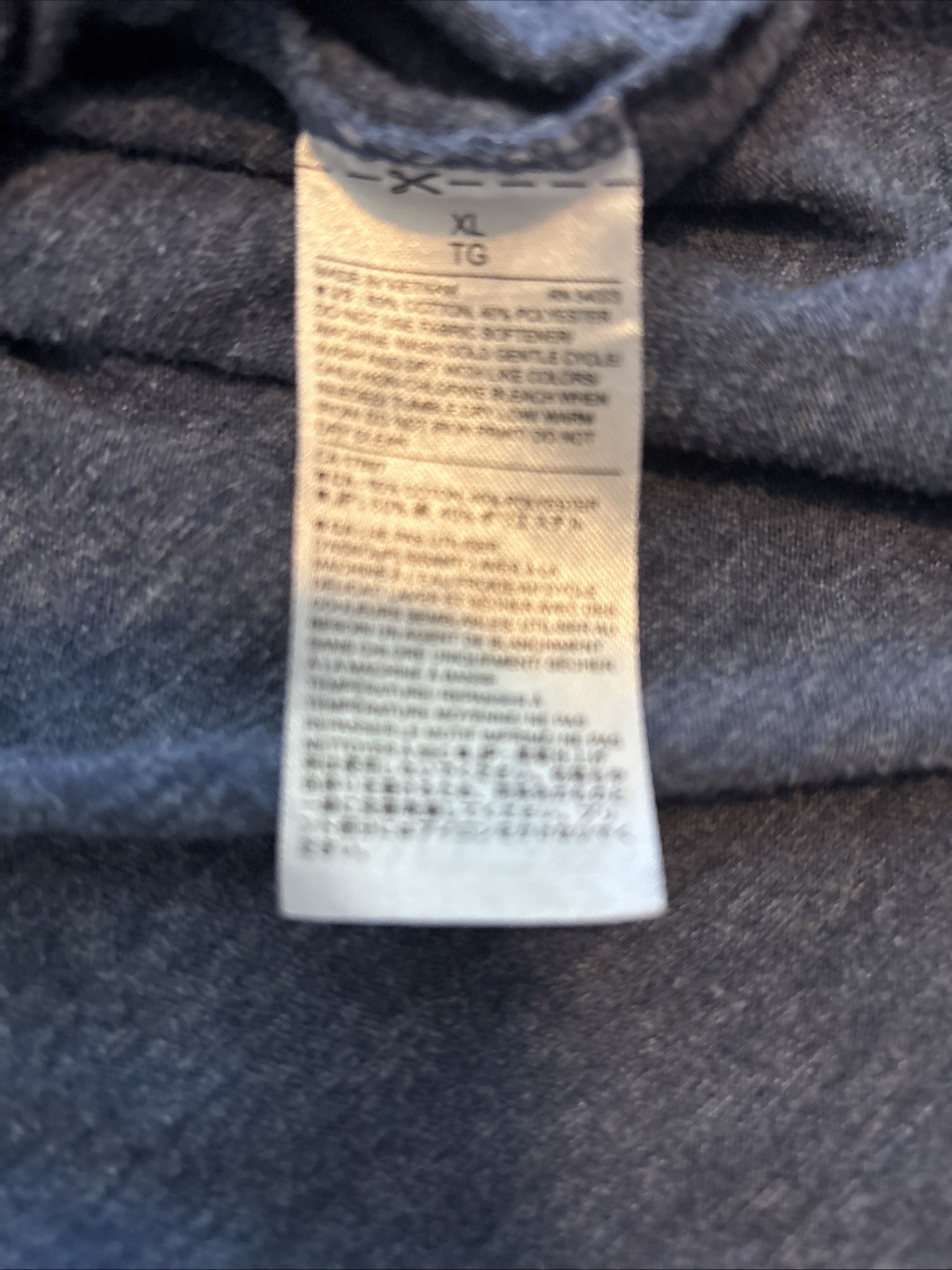Banana Republic Men’s Indigo Heather Henley T-Shirt Size XL Moisture Wicking