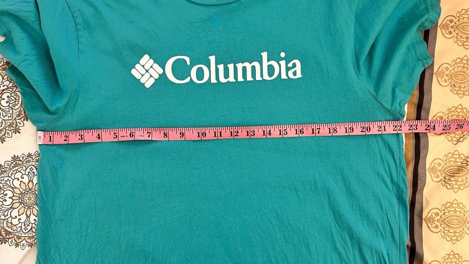 Columbia T-Shirt Mens XL Green Logo Graphic Outdoor Casual Tee