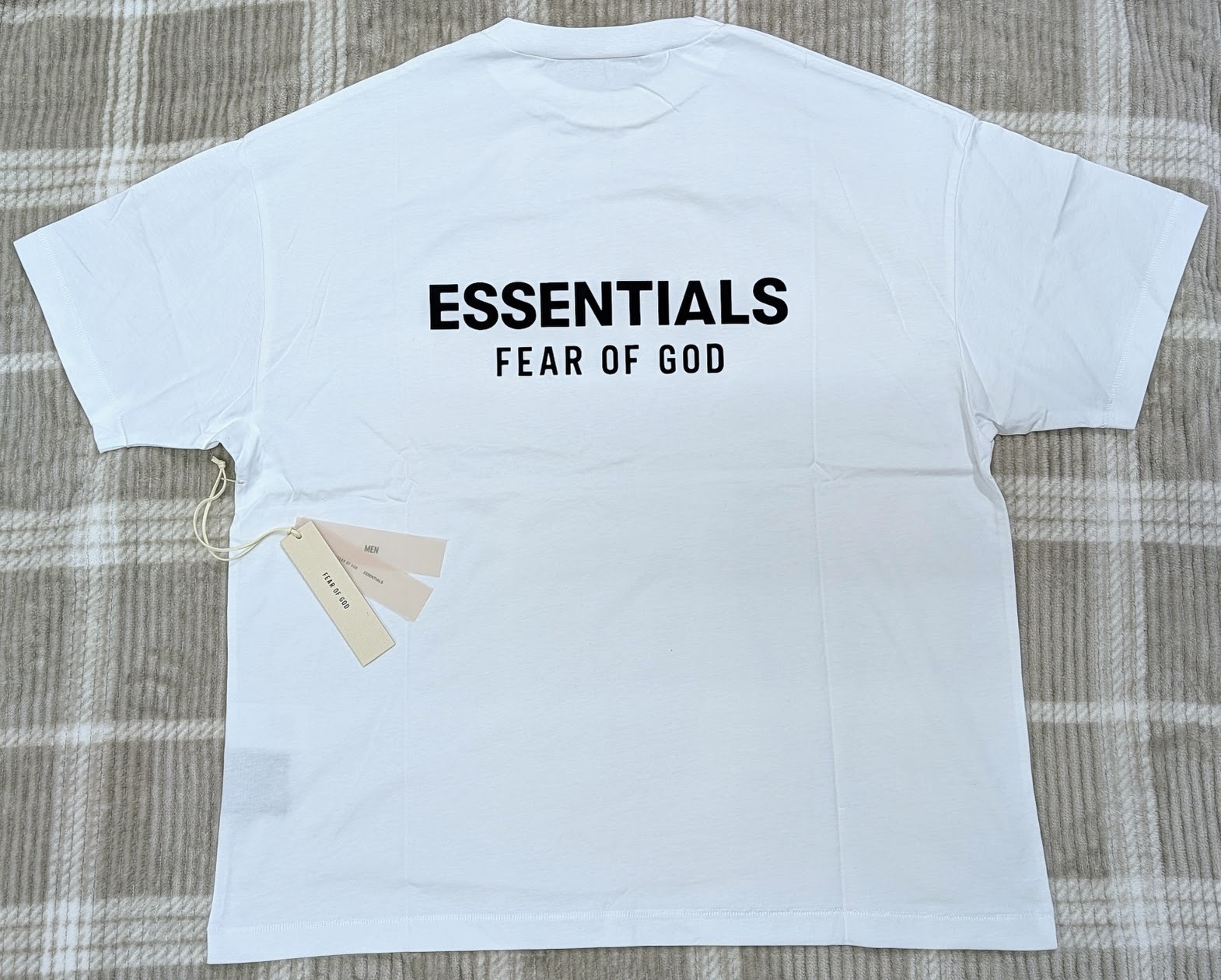 Fear of God Essentials Classic Tee ‘Bright White’ M Size Oversized T-Shirt SS25