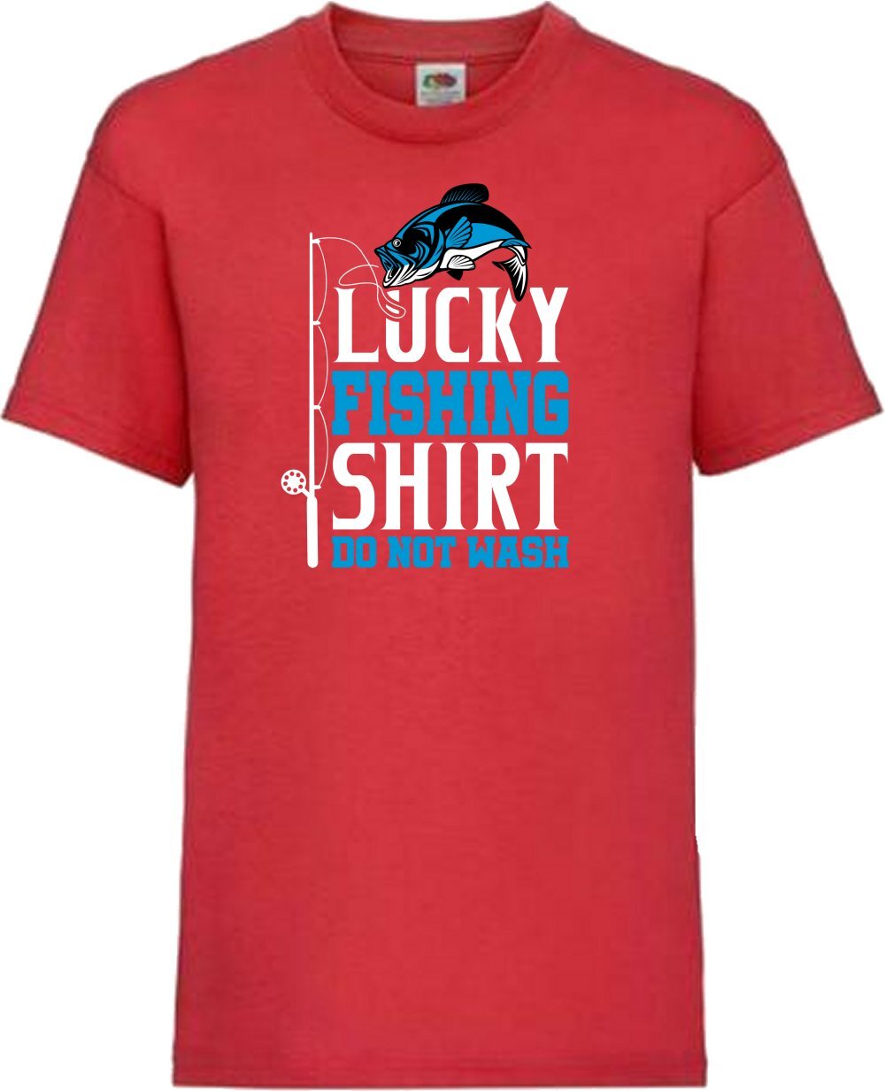Lucky Fishing Shirt Do Not Wash Humour Novelty T Shirt Various Colours And Sizes