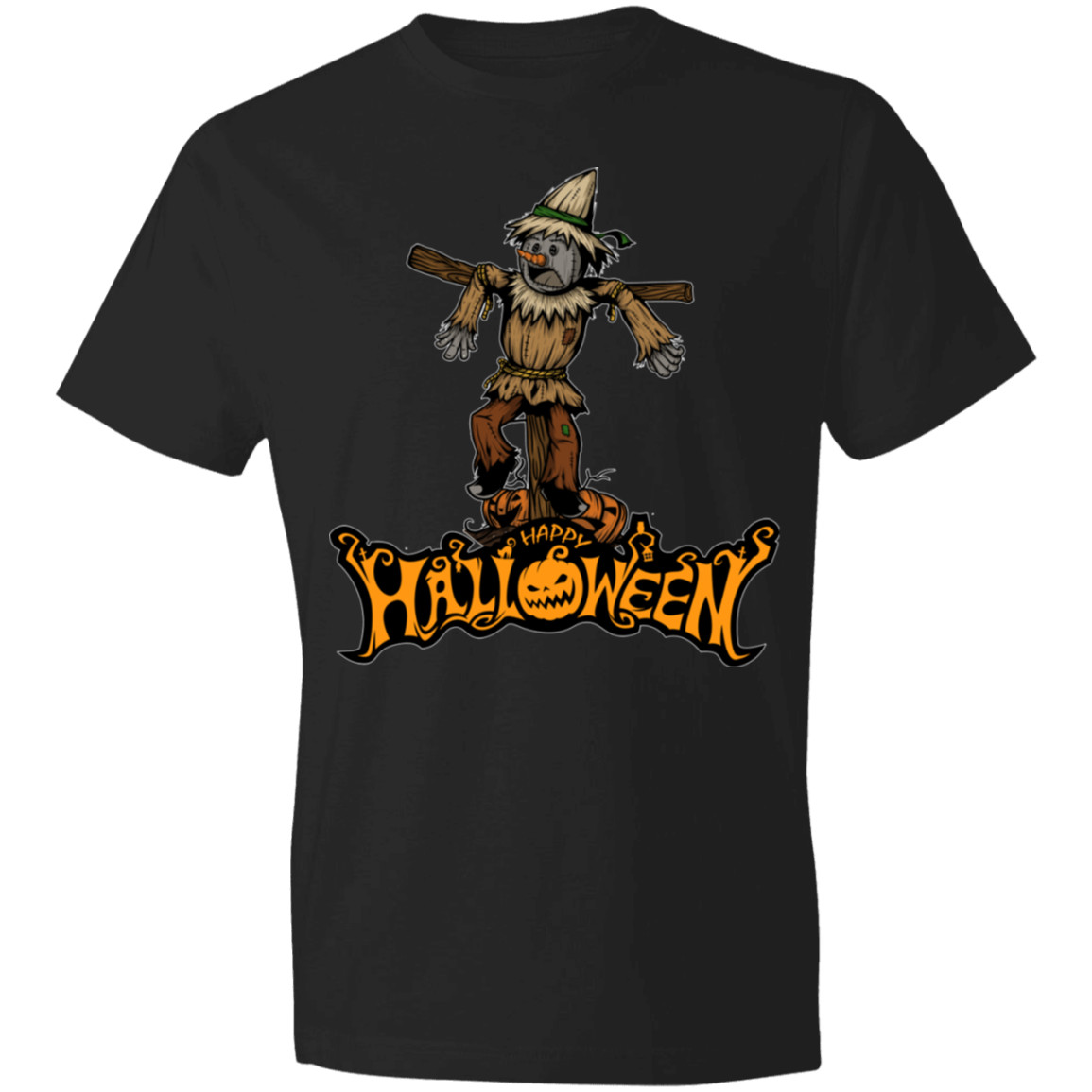 Halloween Scarecrow Gildan 980 Lightweight T-Shirt 4.5 oz