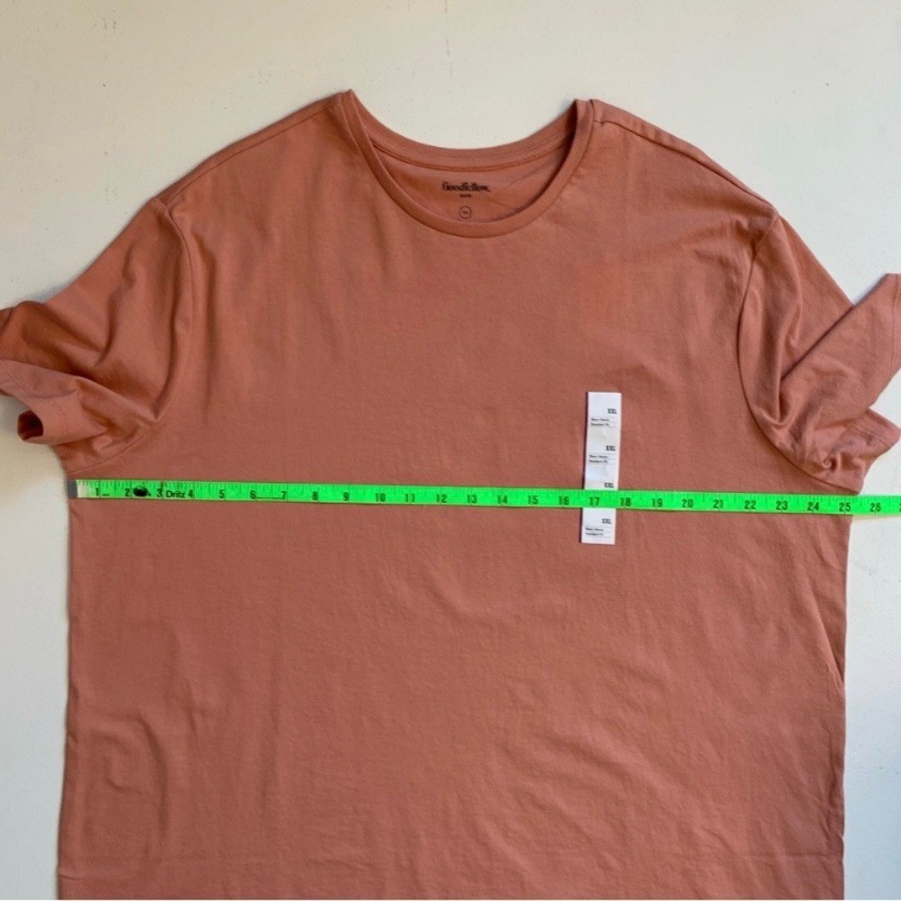 Goodfellow & Co Size XXL Apricot Lyndale Tee Short Sleeve T-Shirt NWT