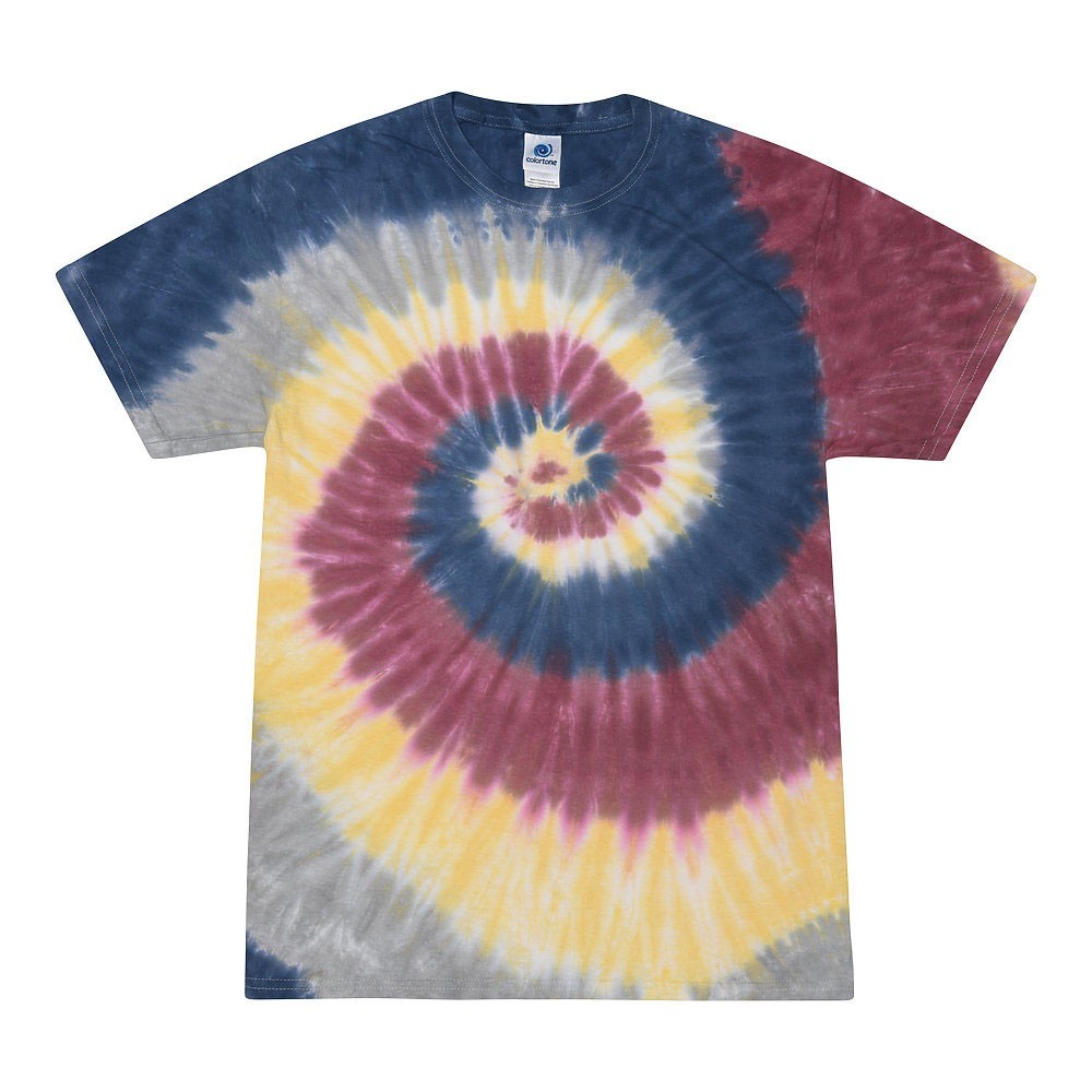 Multi-Color Tie Dye T-Shirts Adult SM – XXXXXL 100% Cotton Colortone