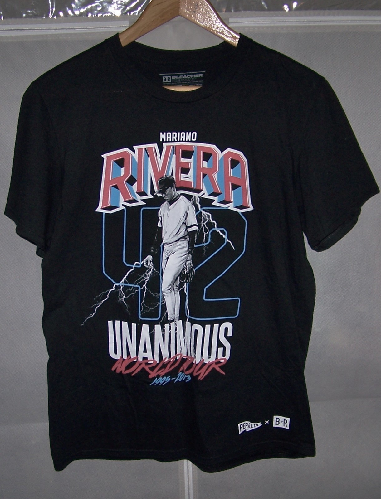 NEW Vintage Bleacher Report 2014 NEW YORK YANKEES MARIANO RIVERA Tee Shirt Sz M