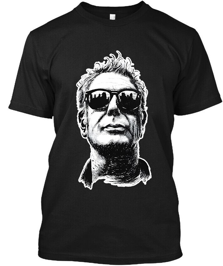 Anthony Bourdain Graphic T-Shirt for American Chef Fans S-5XL